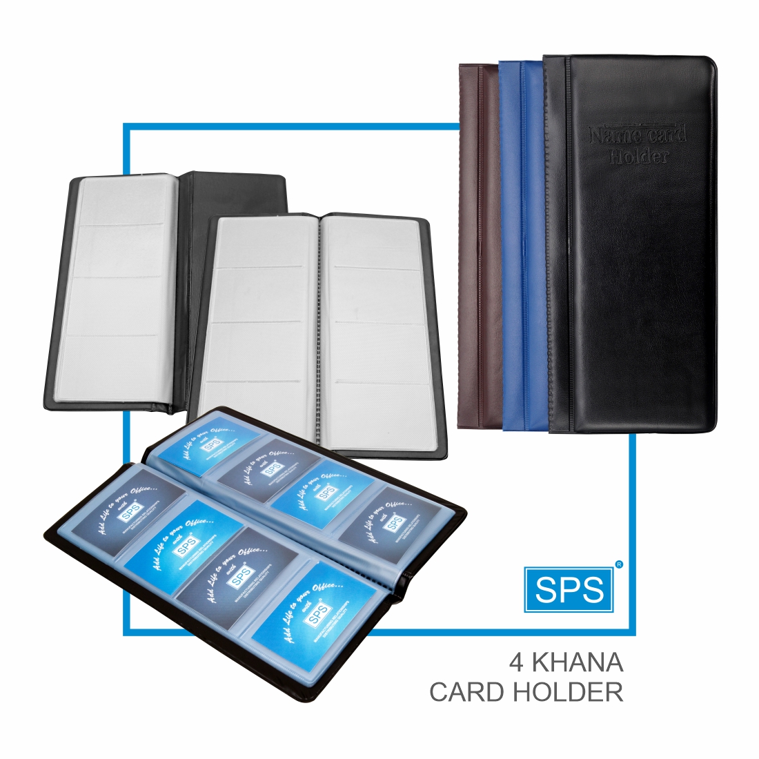 4 KHANA PVC CARD HOLDER 
